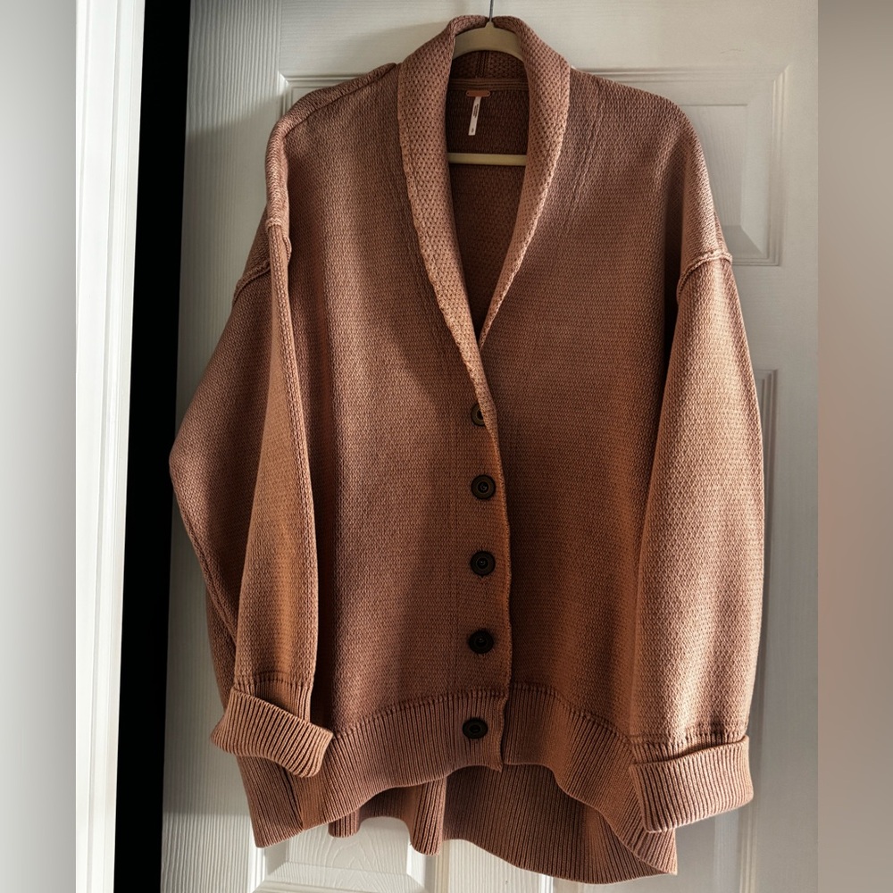 Free People oversized Knit Cardigan